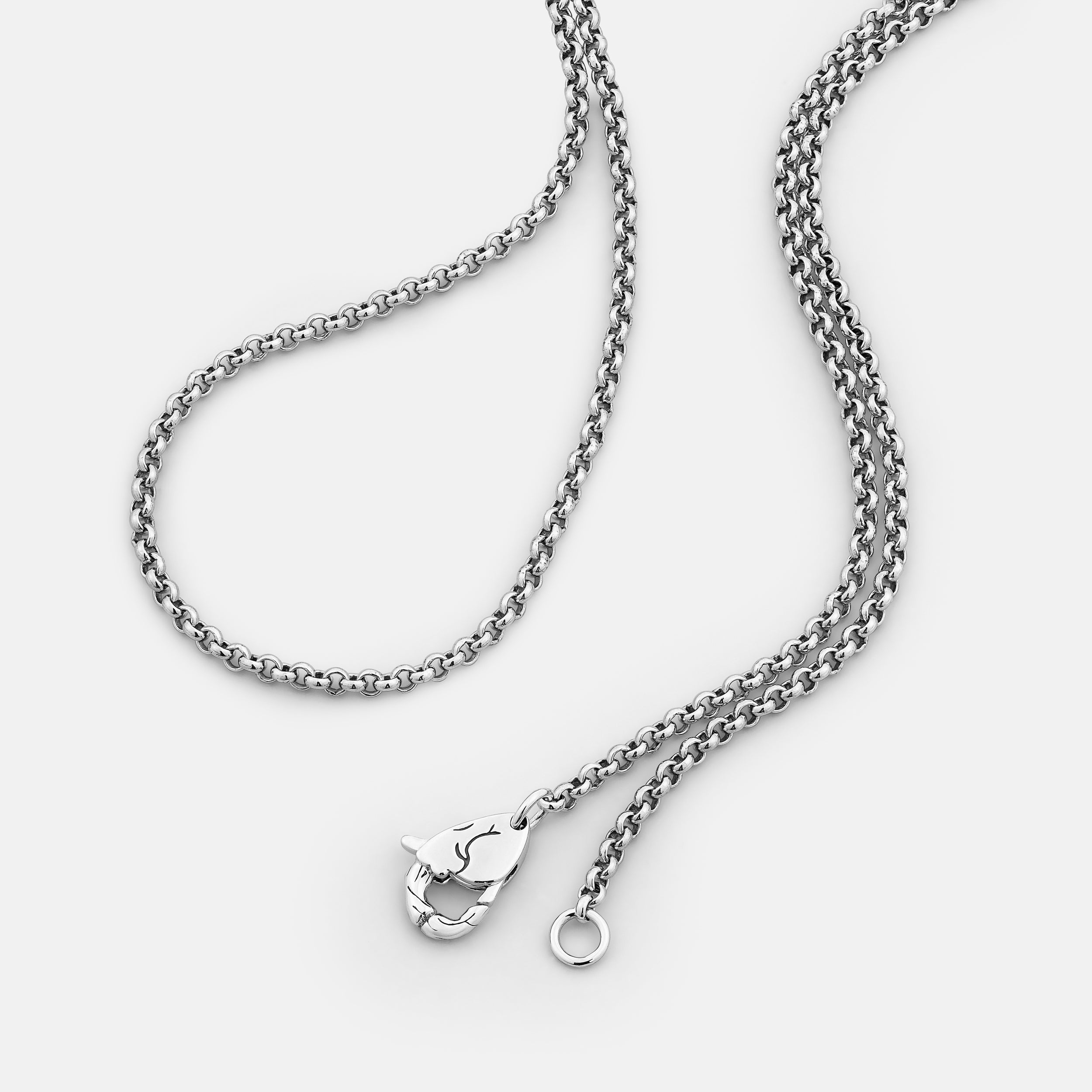 2024 .925 Sterling Silver Cable Necklace