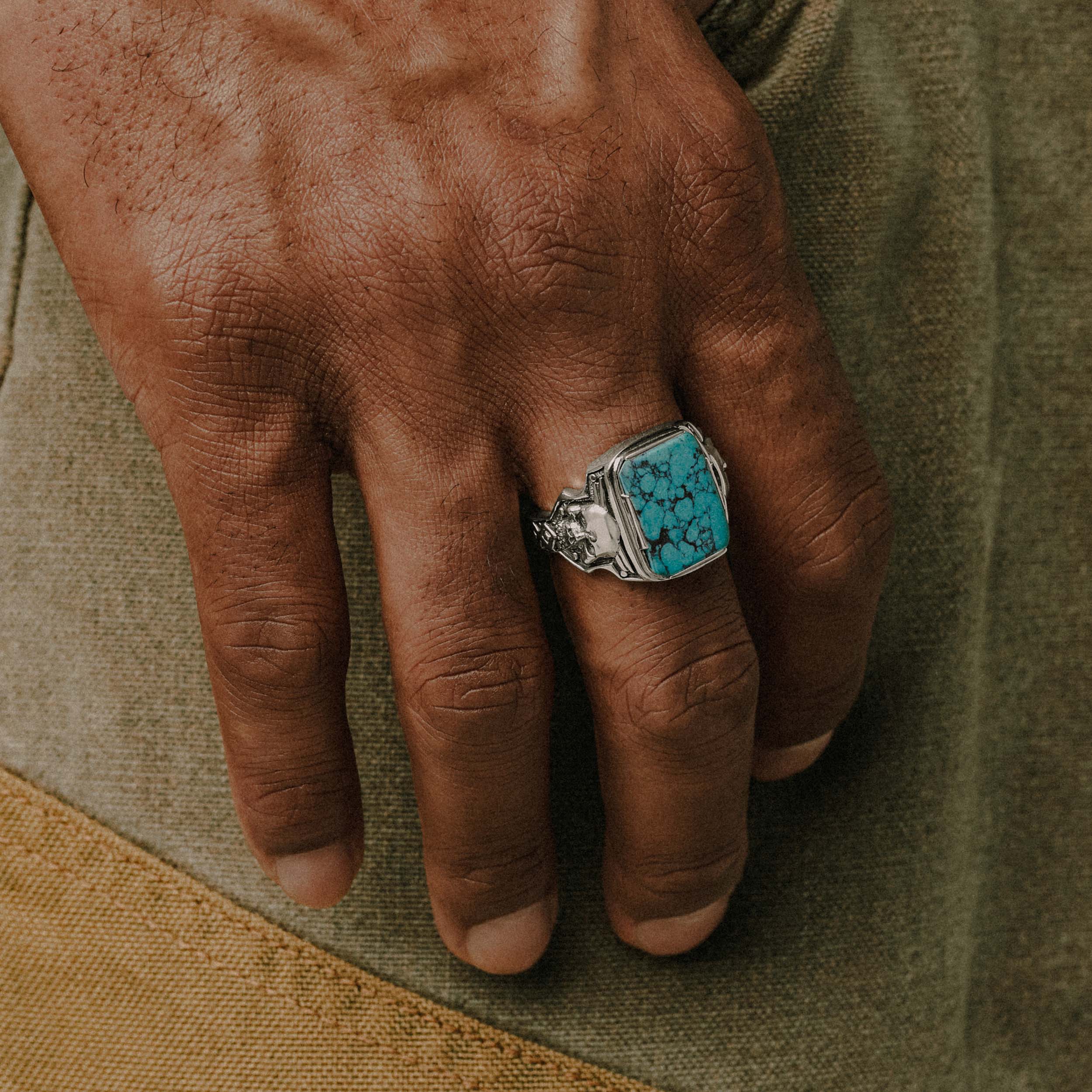 Sterling Silver Mens Ring,Turquoise Man Ring,Mens Handmade Ring,Mens Unique Ring,Mens Turquoise Ring,Turquoise Silver Man Ring,Rings For shops Men