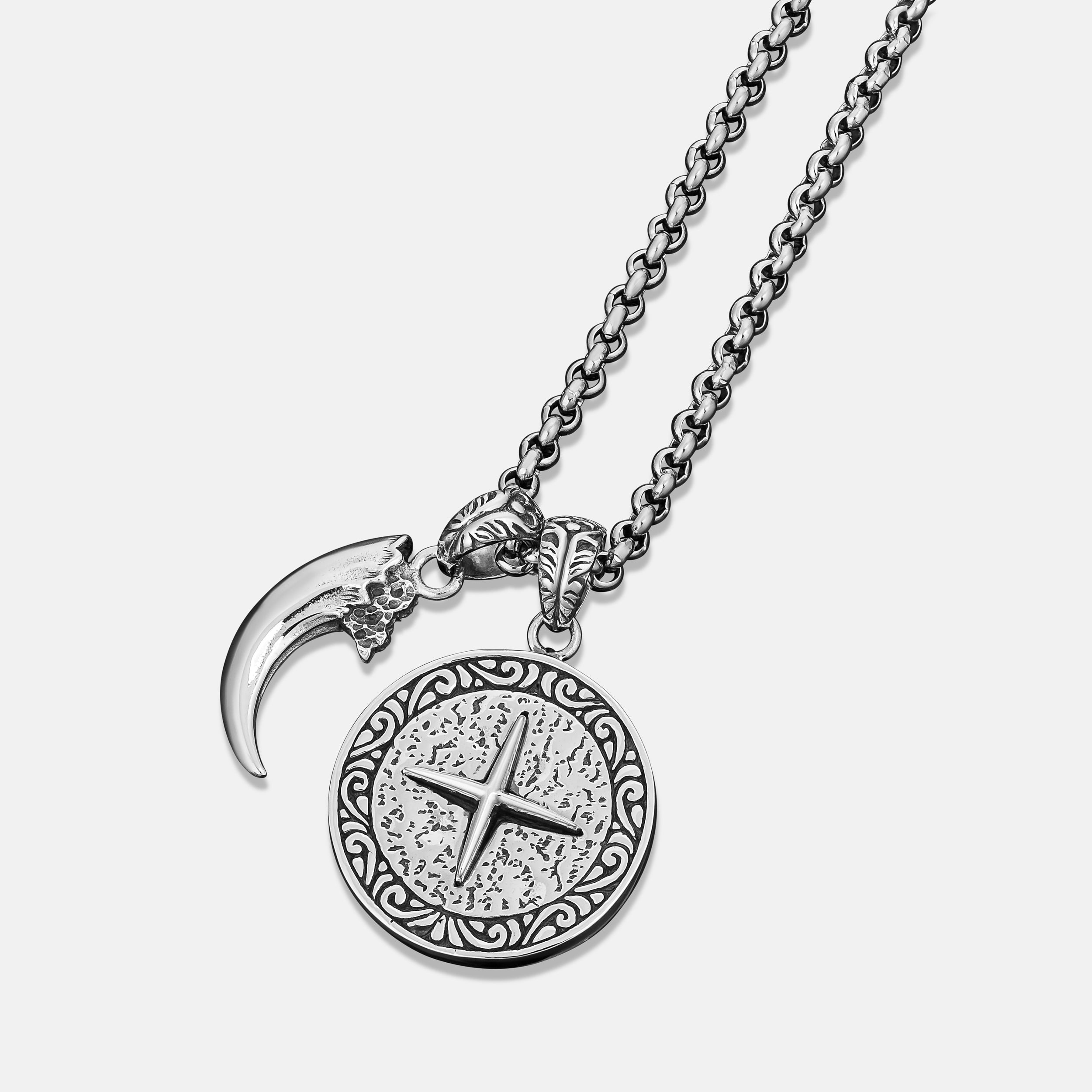 Clocks 2024 and Colours North Star Pendant - Sterling Silver