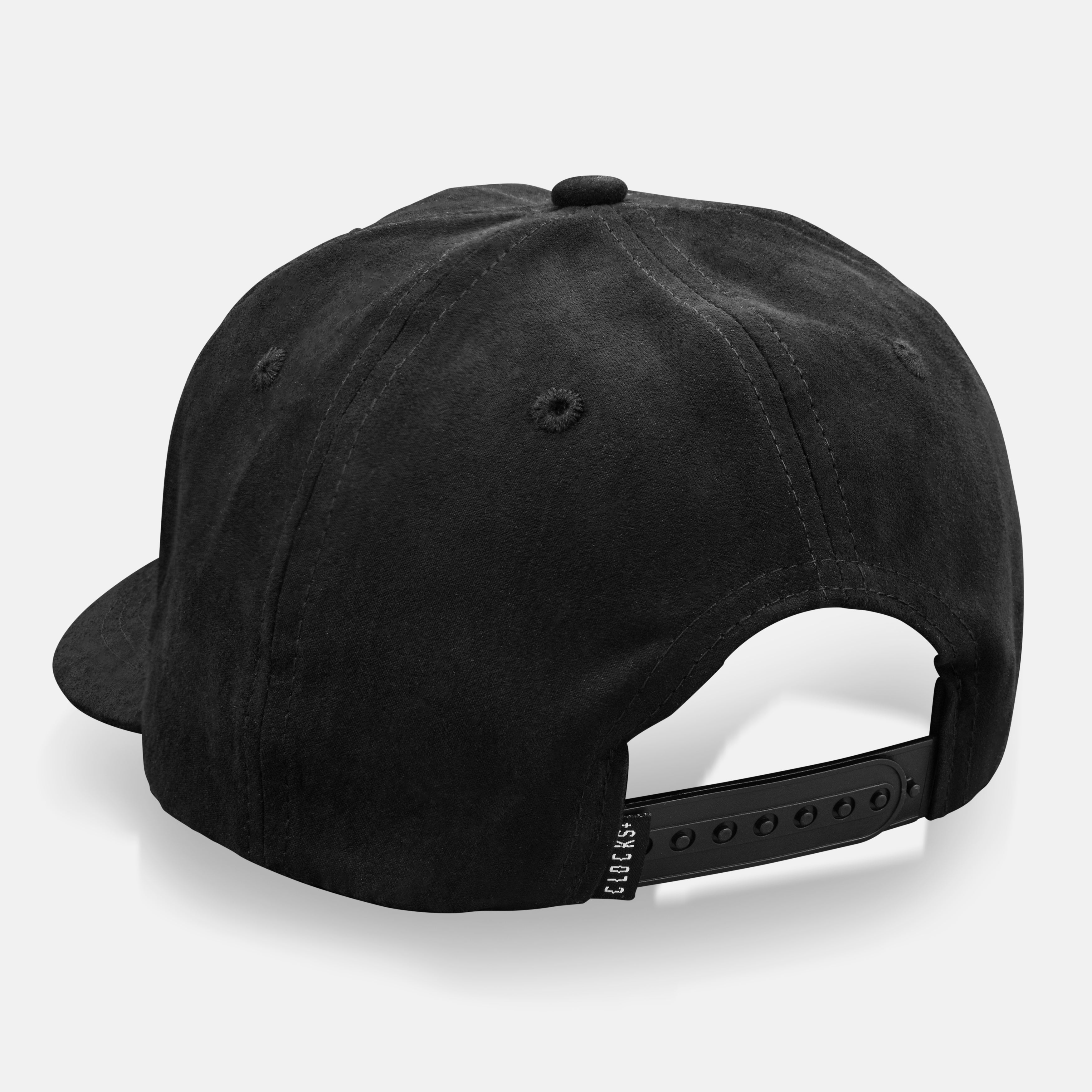 Black suede baseball hat online