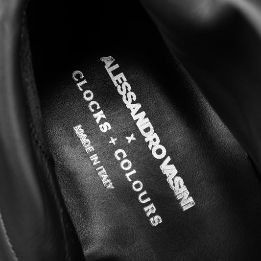 Stomping Ground x Alessandro Vasini (Black Suede)